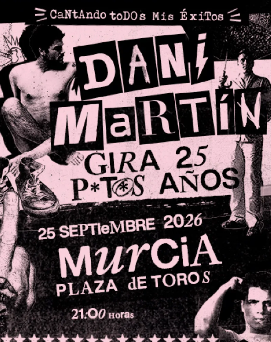 Cartel de Concierto de Dani Martín: Gira 25 P*t*s Años