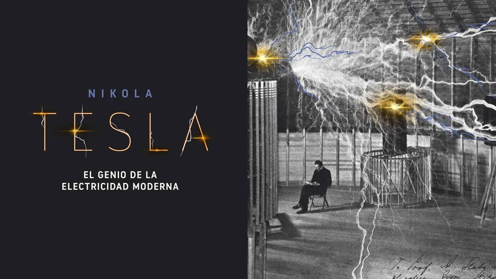 Cartel de Exposición «Nikola Tesla. El genio de la electricidad moderna»