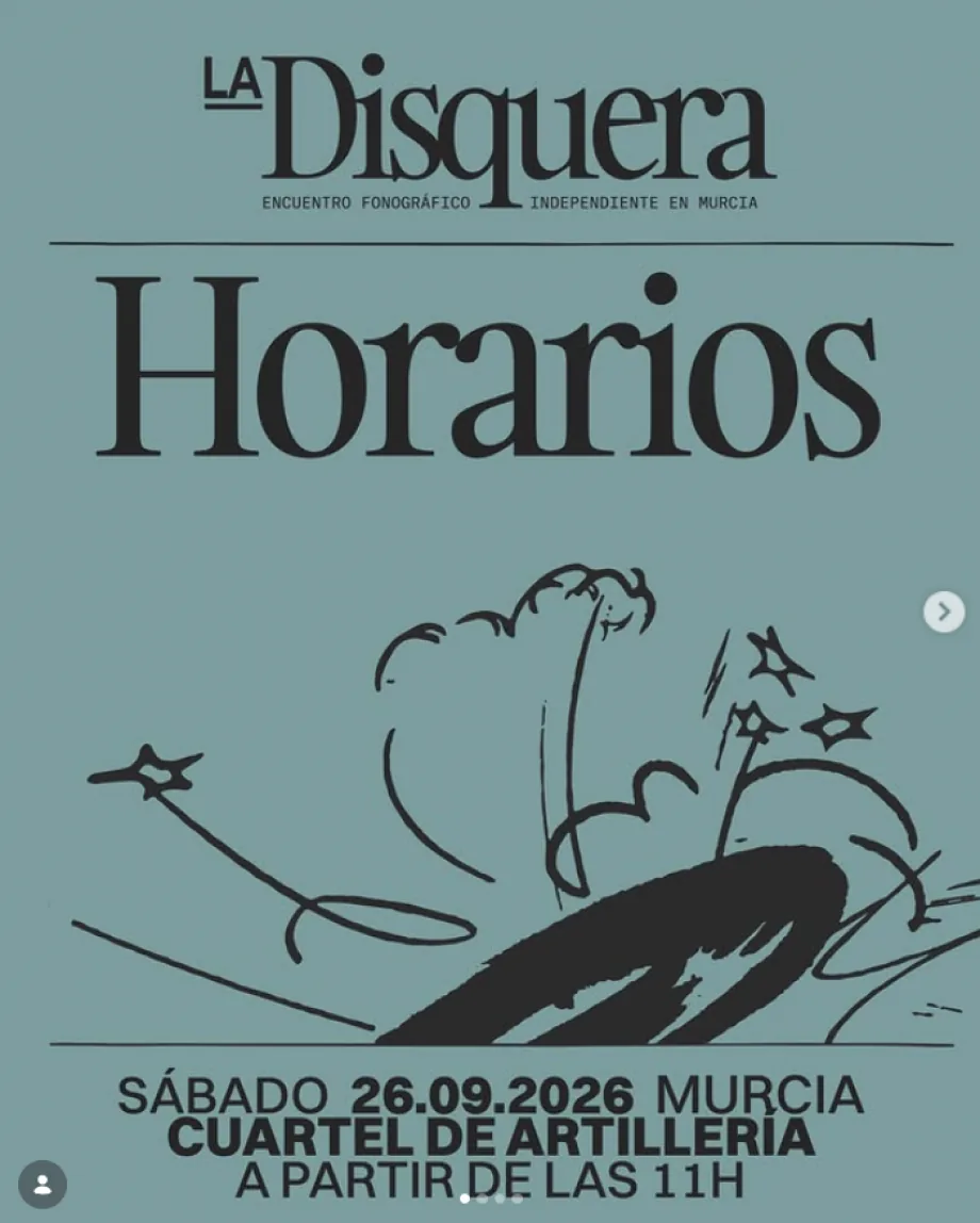 Cartel de Festival de música independiente La Disquera