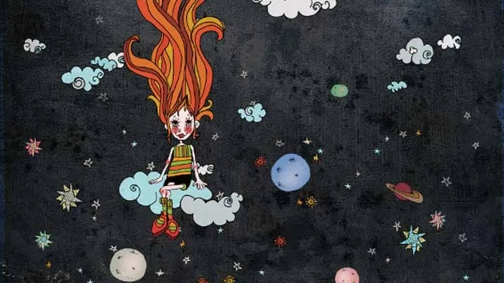 Cartel de Planetario infantil: La Niña que sabía caminar al revés