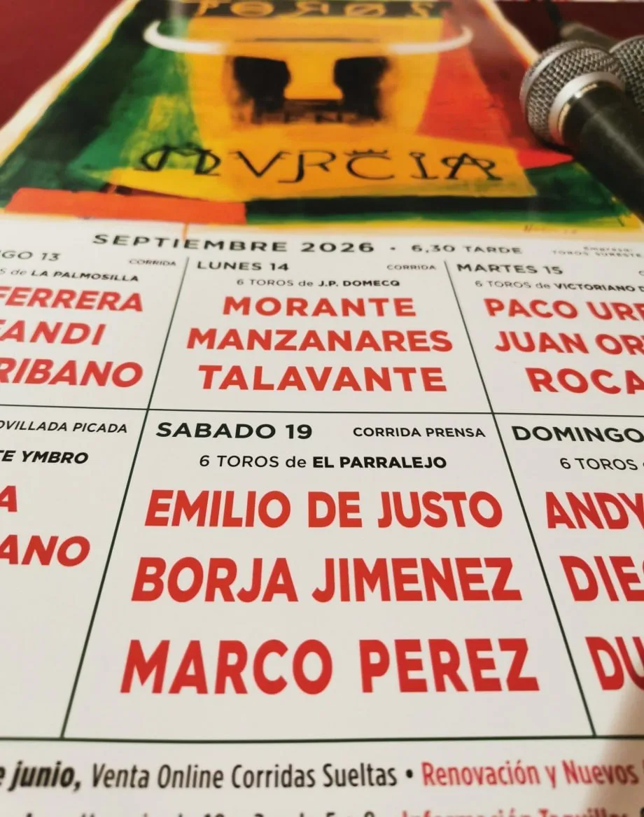Cartel de Presentación del libro El verano sangriento de Hemingway