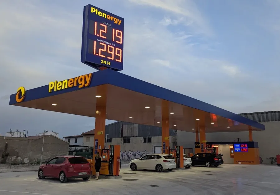 Gasolinera Plenergy Murcia V en Av. de la Marina Española, s/n